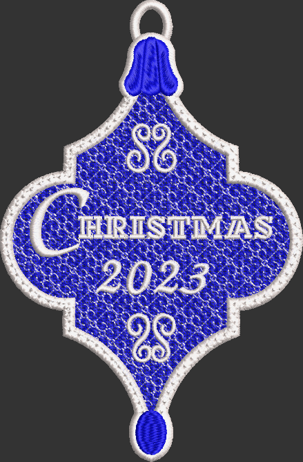CHRISTMAS FSL ORNAMENT 2023