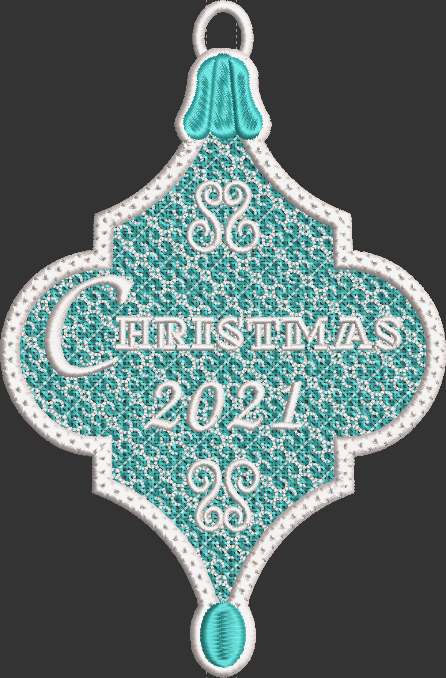 CHRISTMAS FSL ORNAMENT 2021