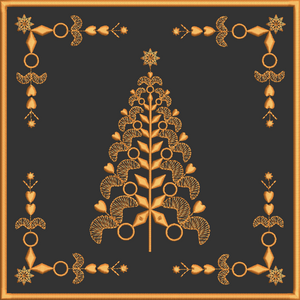 Lacey Christmas Tree Block 1