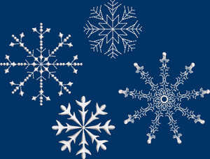 Mini Snow Flurries (4 designs in one)